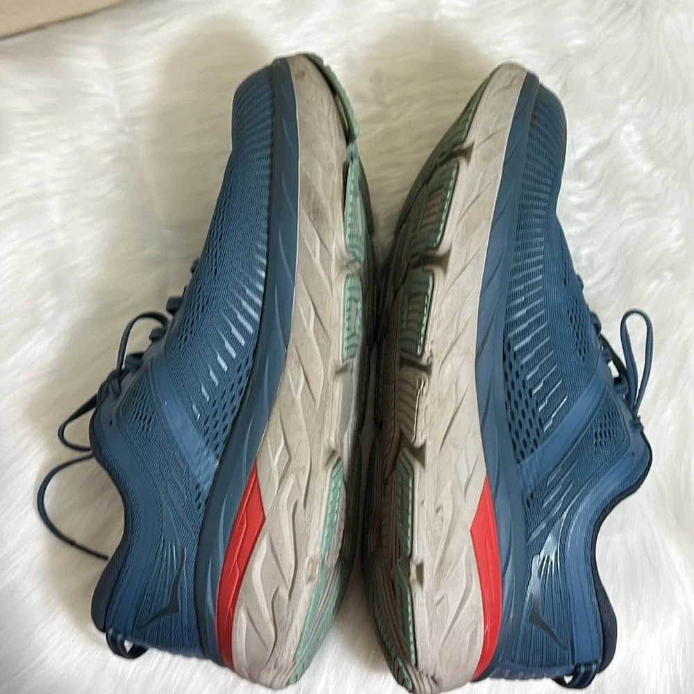 Hoka Men's Blue Bondi 8 Athletic Shoes